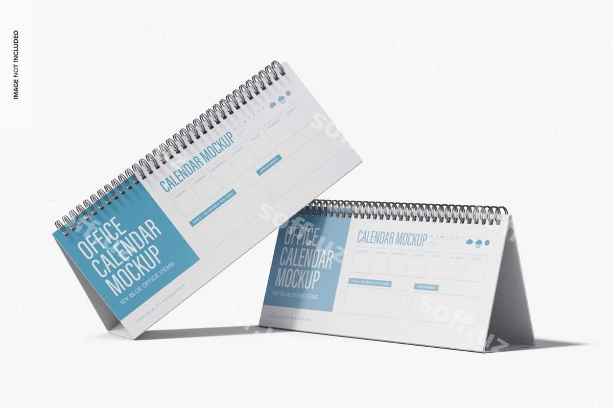 Ofis kalendarlar maketi | Office calendars mockup 1