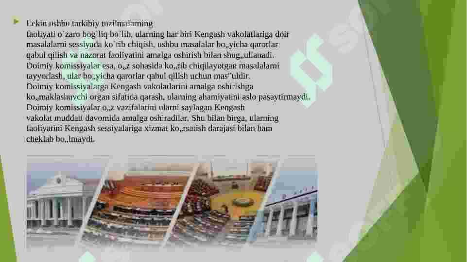 Xalq deputatlari Kengashlarining tarkibiy tuzilmalari vadeputatlarining huquqiy maqomi 4