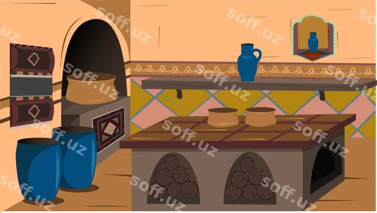 Qadimiy Arabcha oshxona | Old arabic kitchen 1