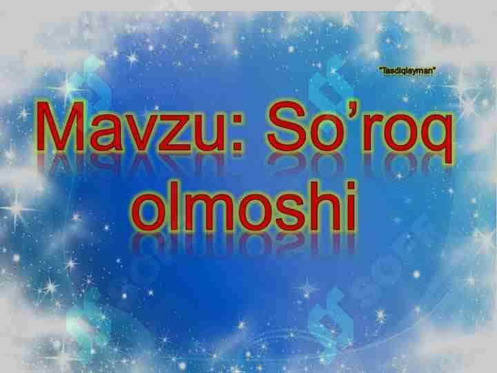 So'roq Olmoshi