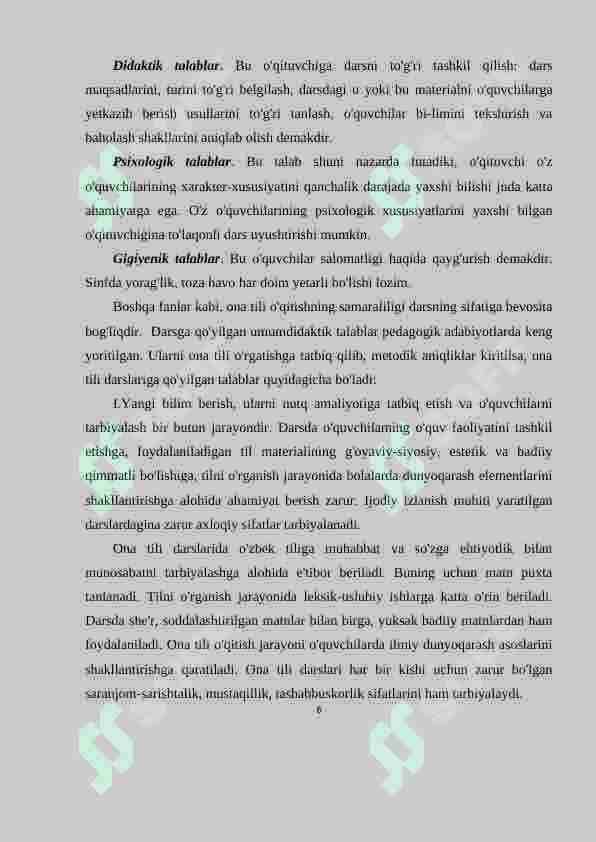 Ona tilida sinfdan tashqari ishlarni tashkil etish 6