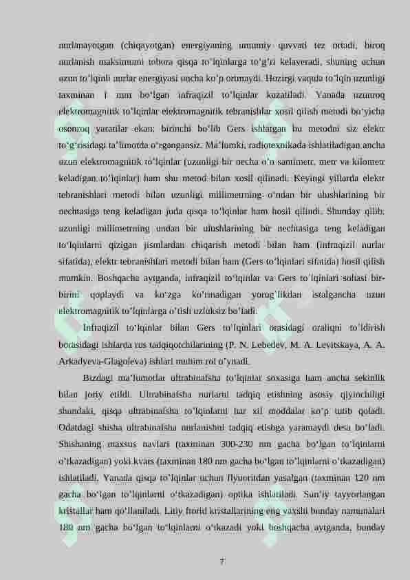 Elektromagnit to’lqinlarning ko’ndalangligi 7
