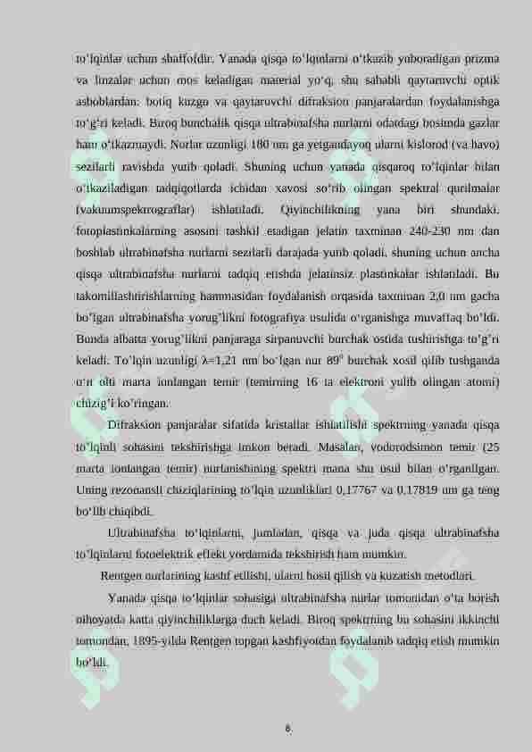 Elektromagnit to’lqinlarning ko’ndalangligi 8