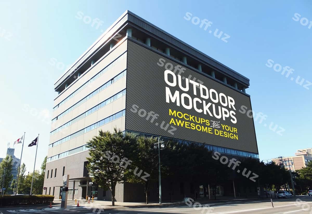 Tashqari panel bino namunasi | Outdoor panel bulding mock up 1