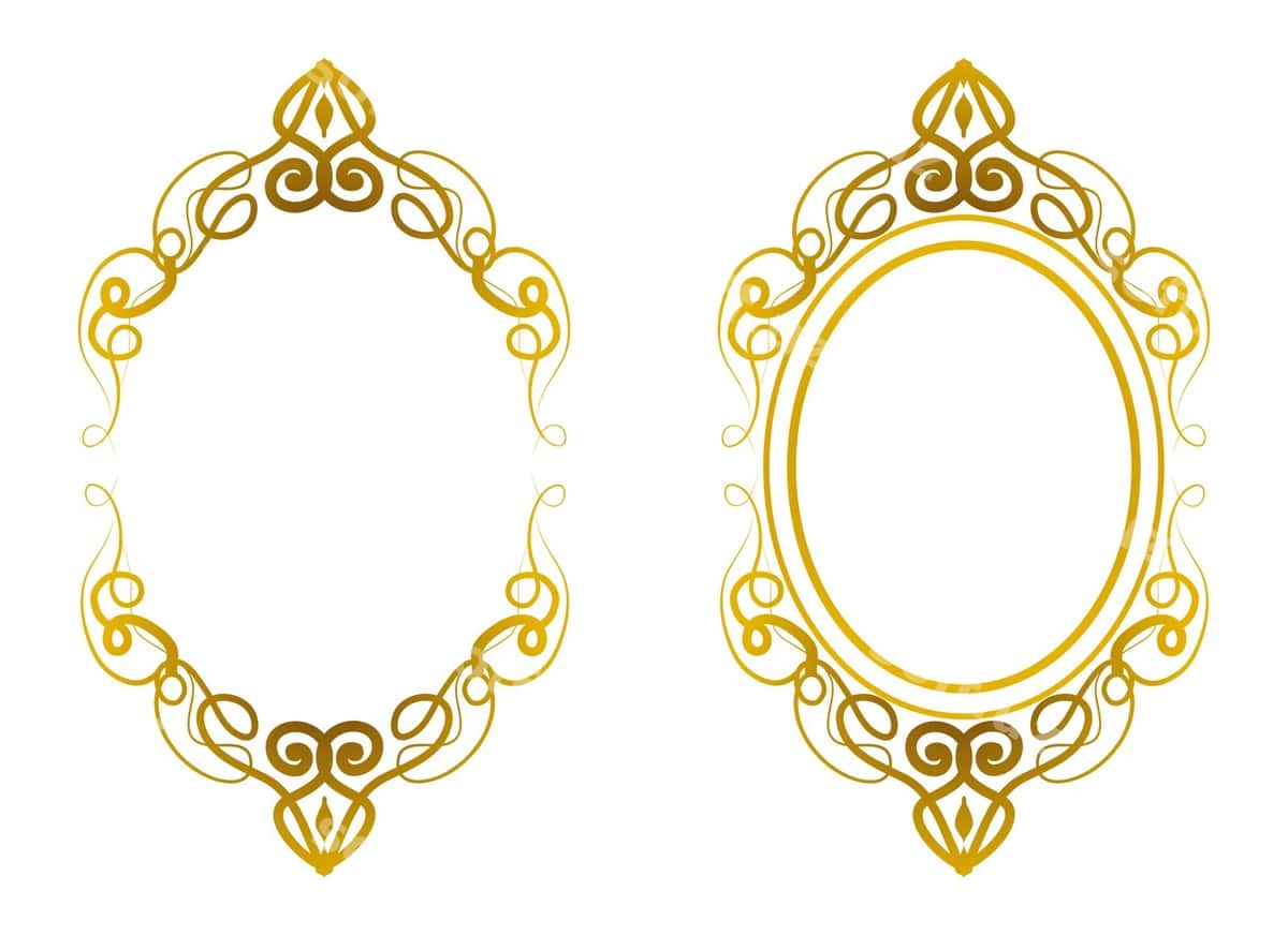 Oval shakl oltin | Oval shape golden 1