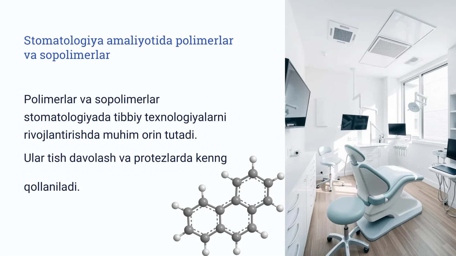 Stomatologiya amaliyotida polimerlar va sopolimerlar 1