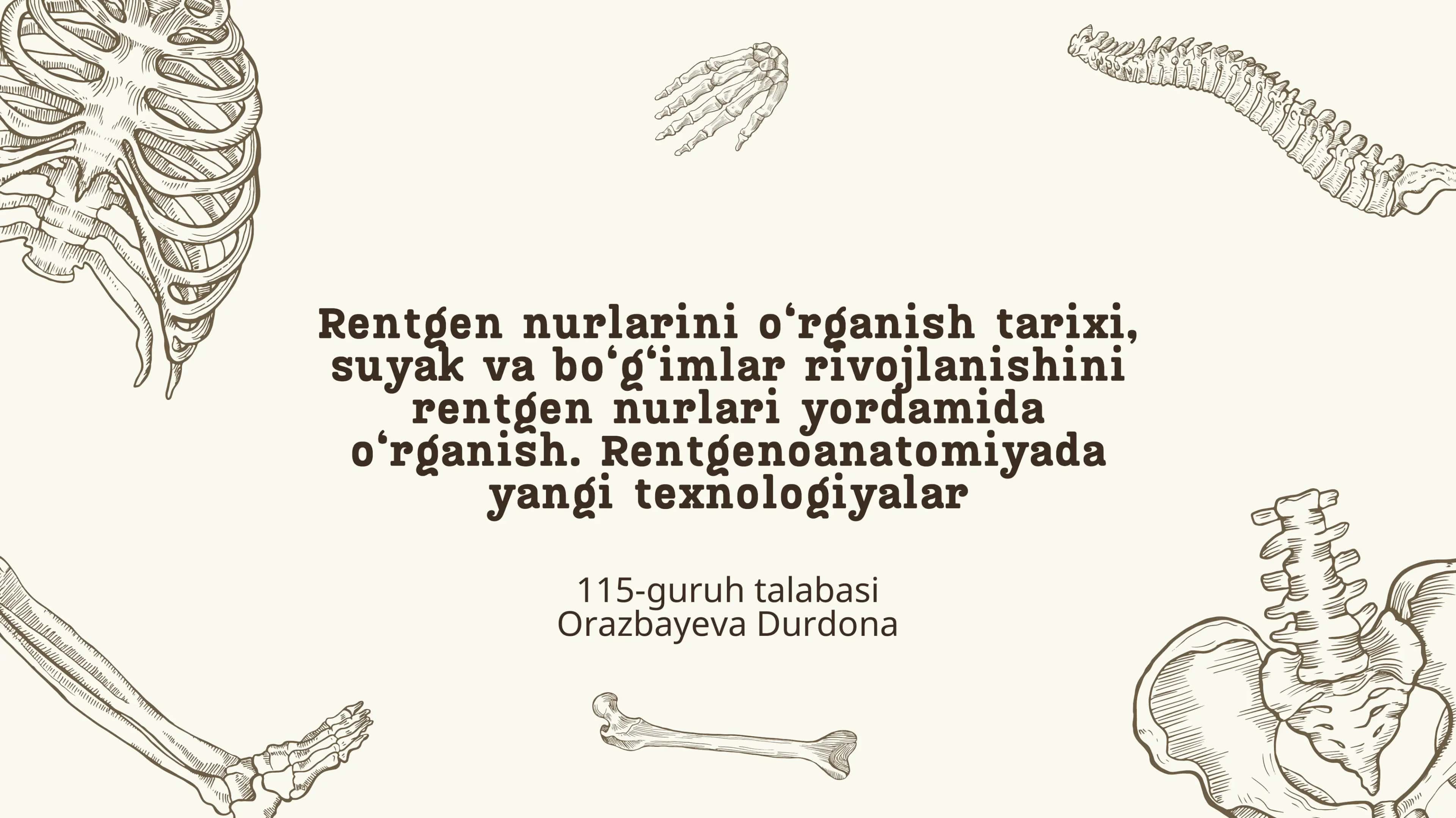 Rentgen Nurlari Tarixi 1