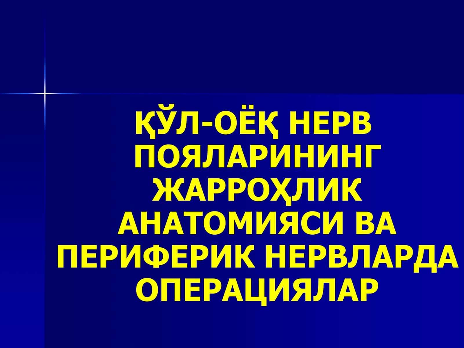 НЕРВ ТИЗИМИ 1