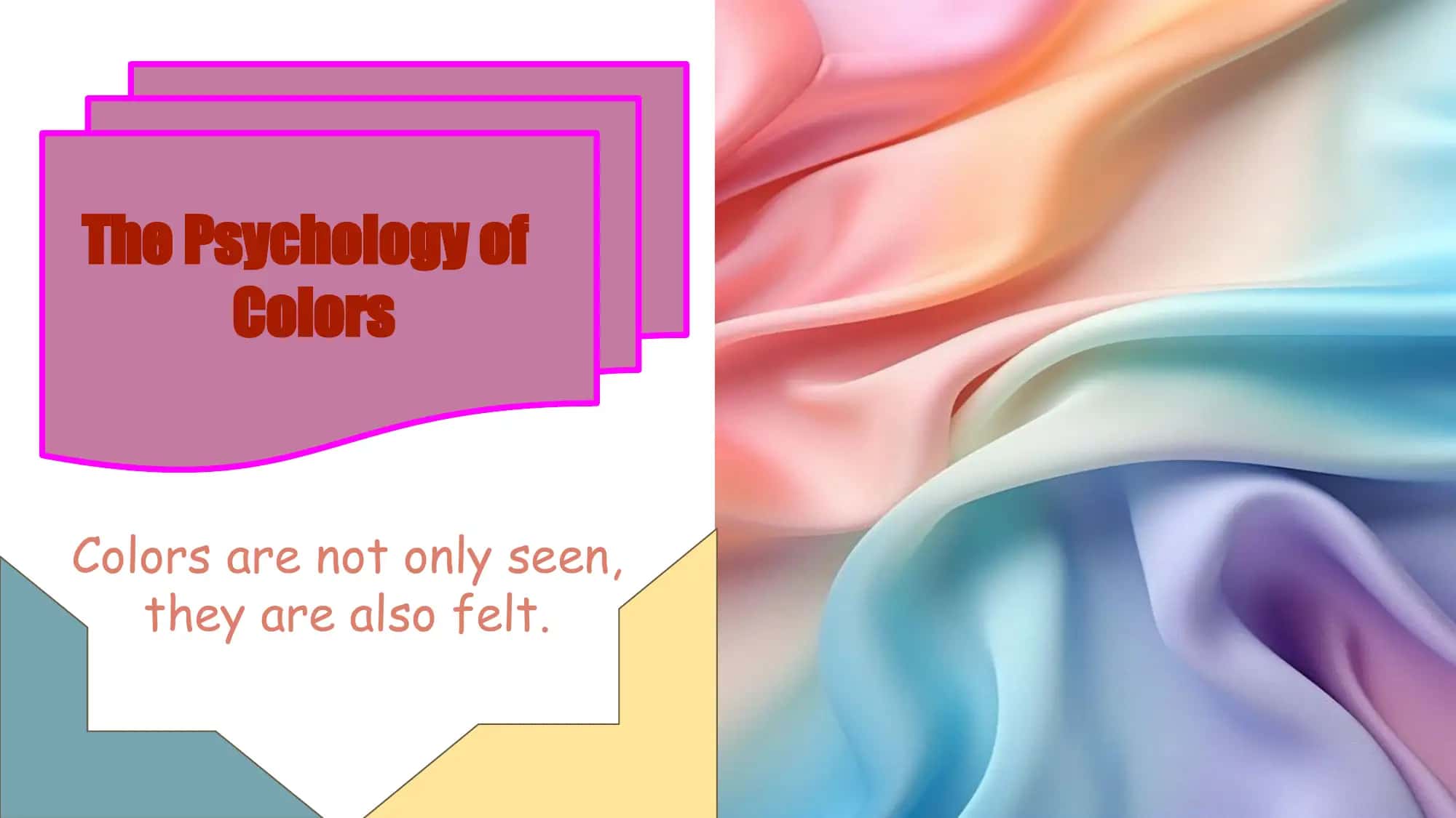 The Psychology of Colors 1