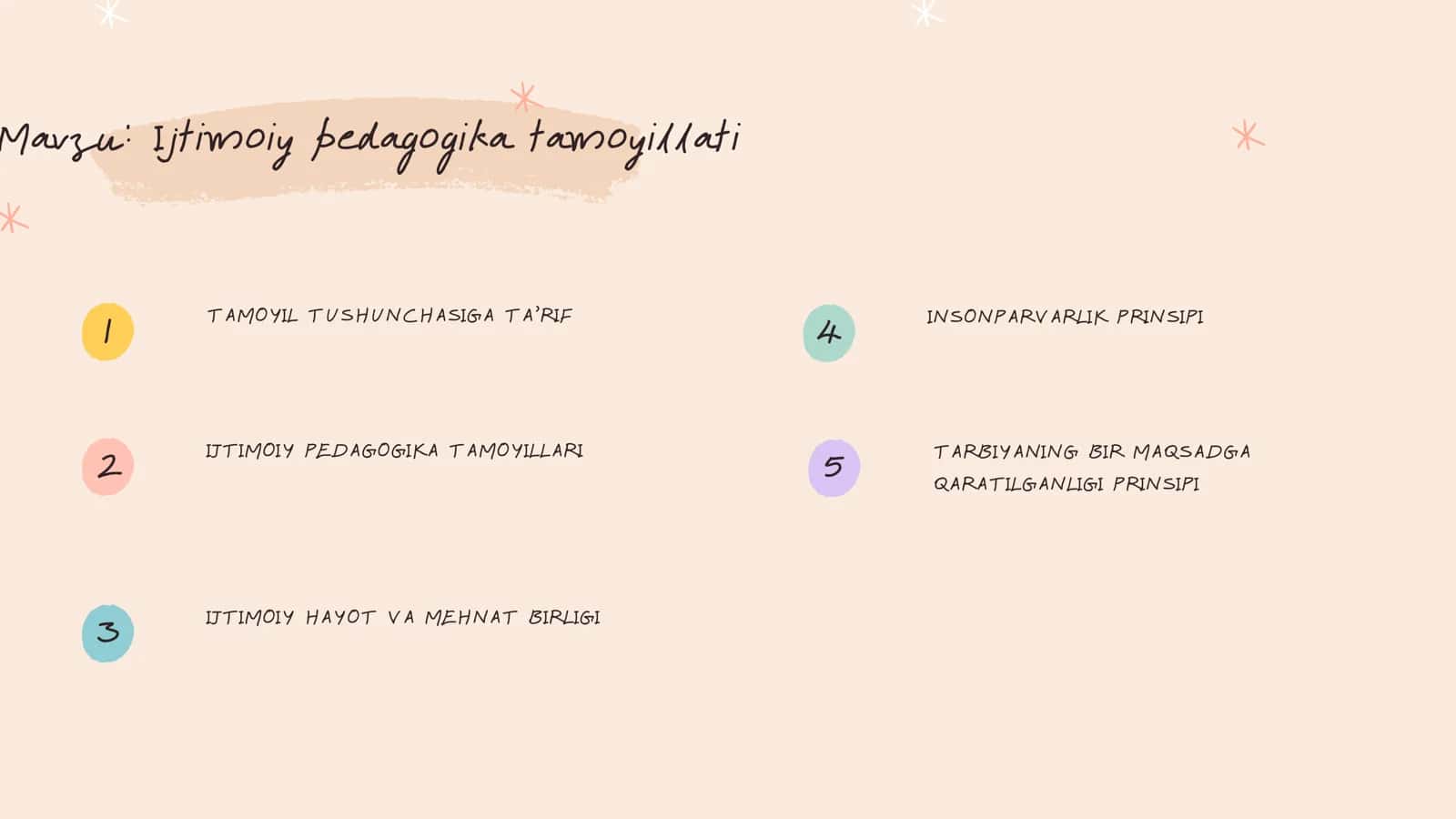 Ijtimoiy pedagogika tamoyillati 1