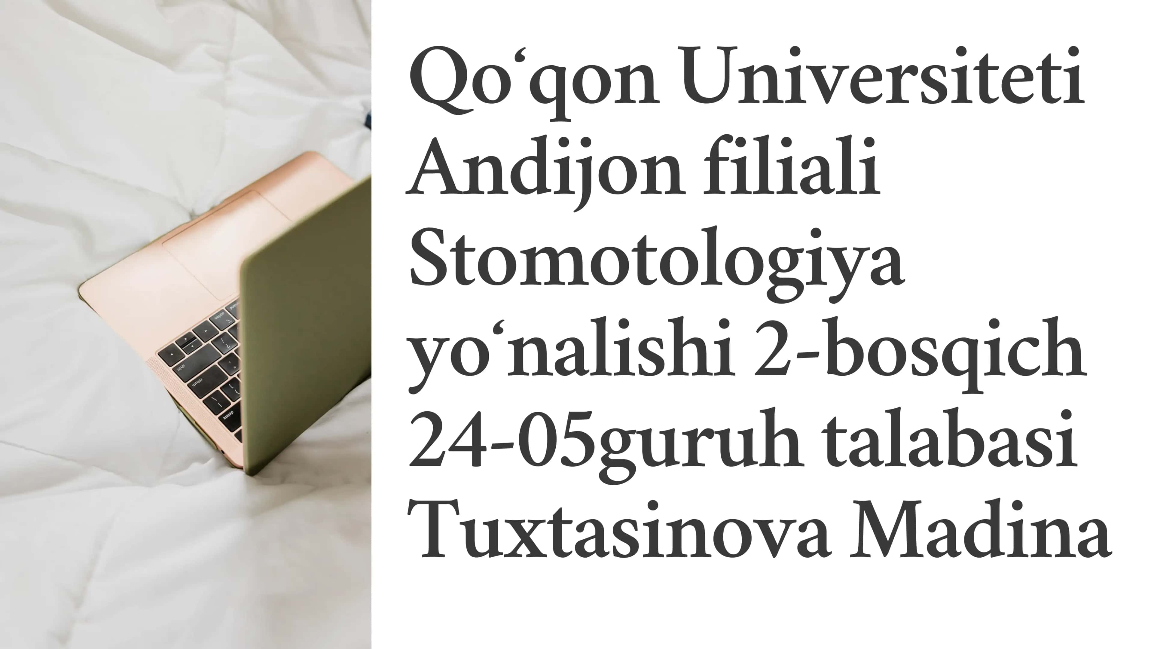 Jamoat salomatligi fanidan mustaqil ish 1