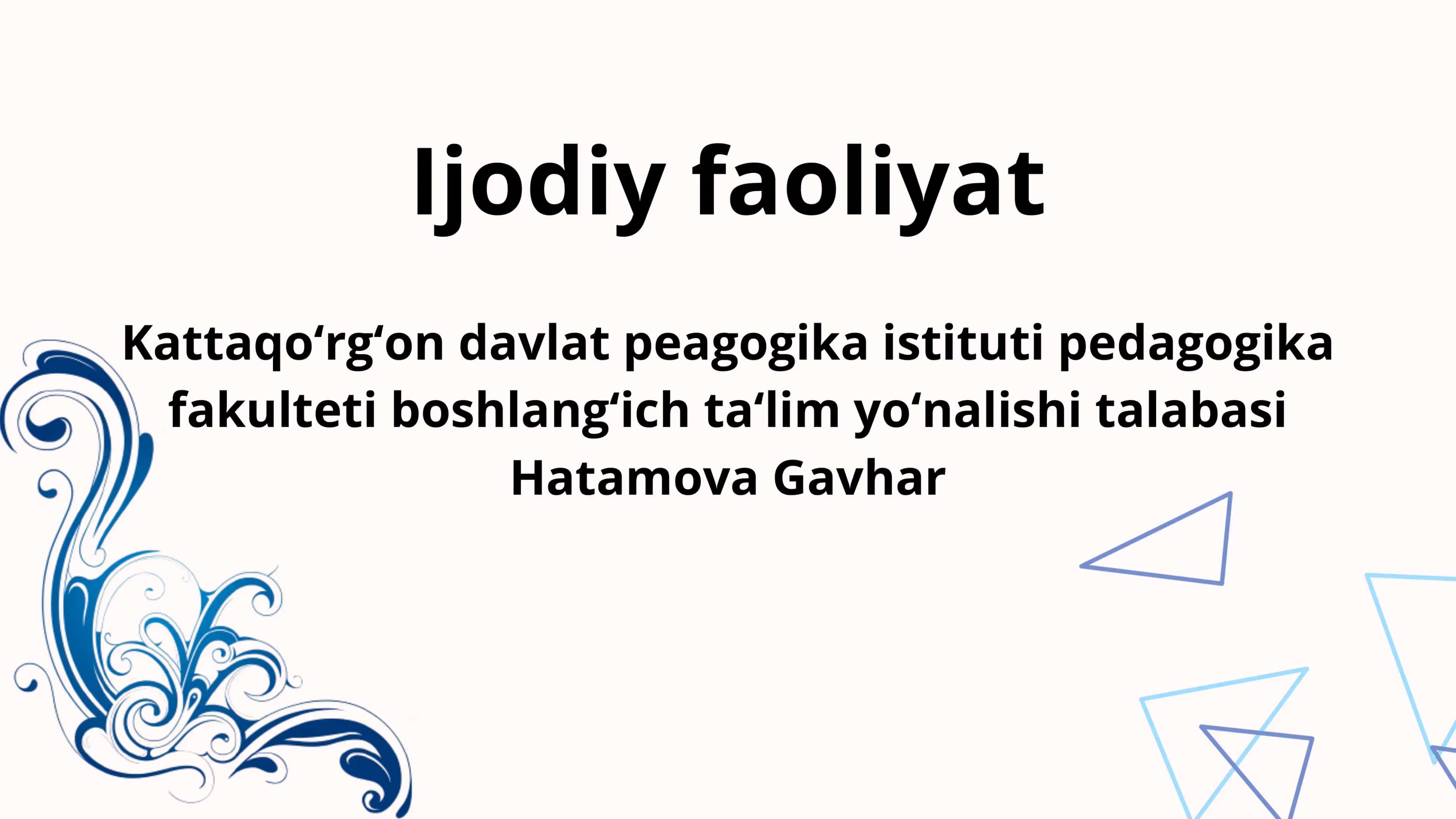 Bolalarda ijodiy qobiliyatni rivojlantirish me'zonlar 1