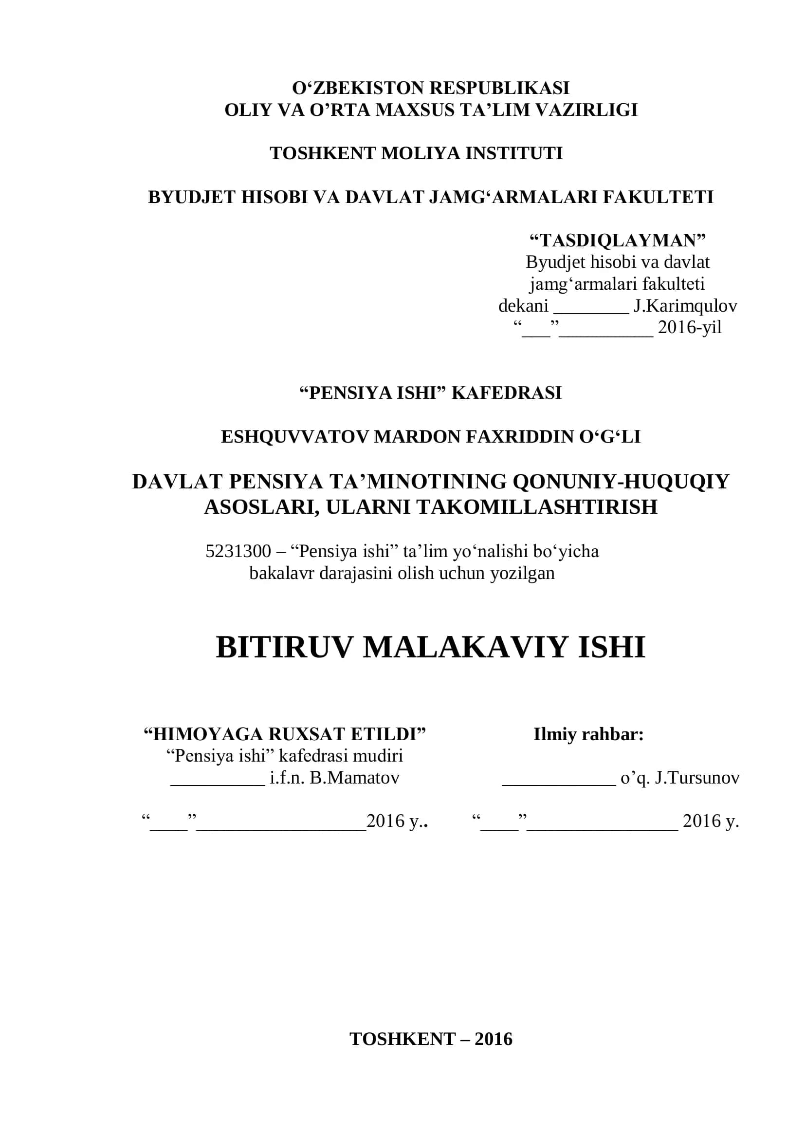 Pensiya ishi 1