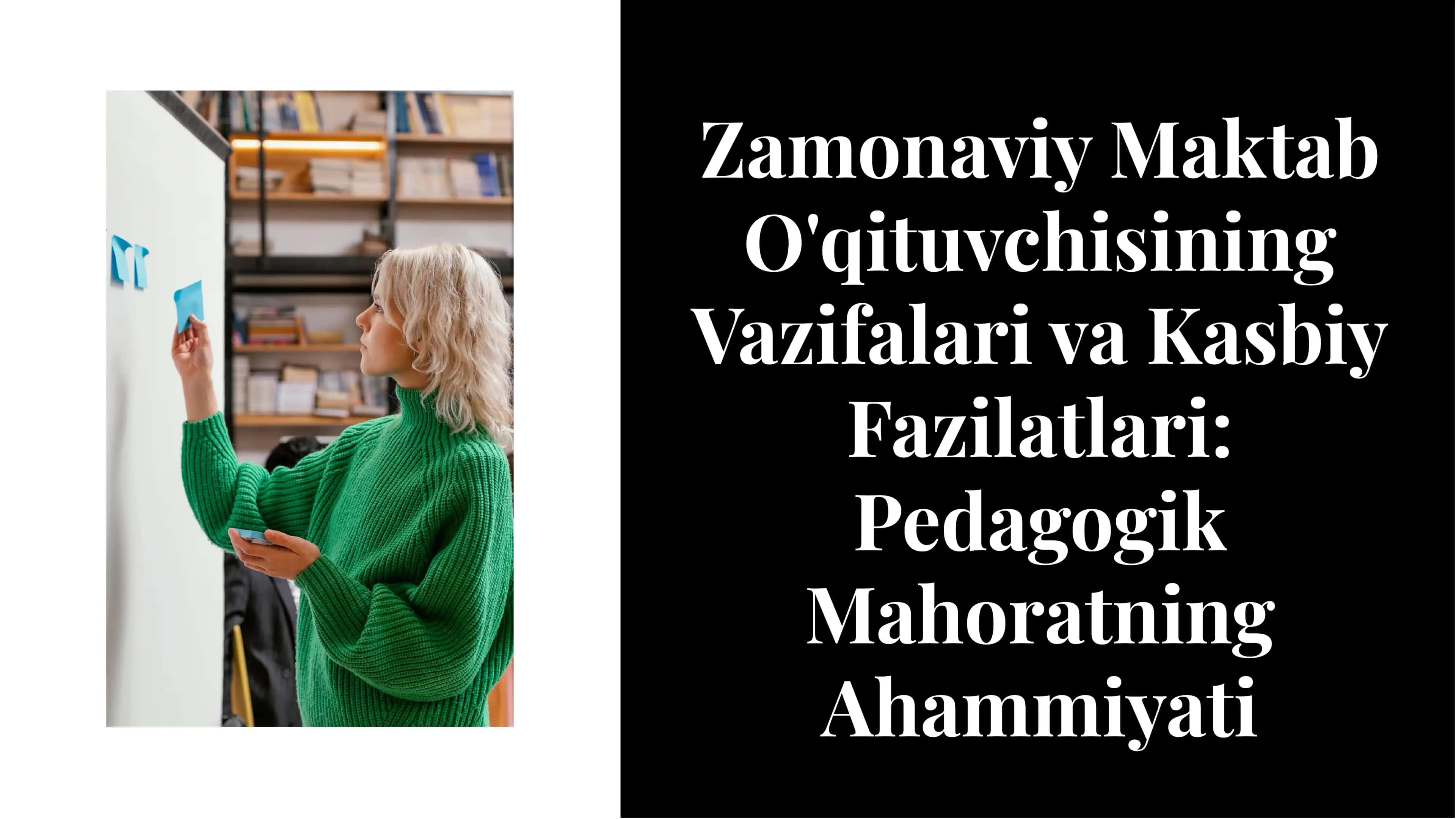 Zamonaviy Maktab O'qituvchisi 1