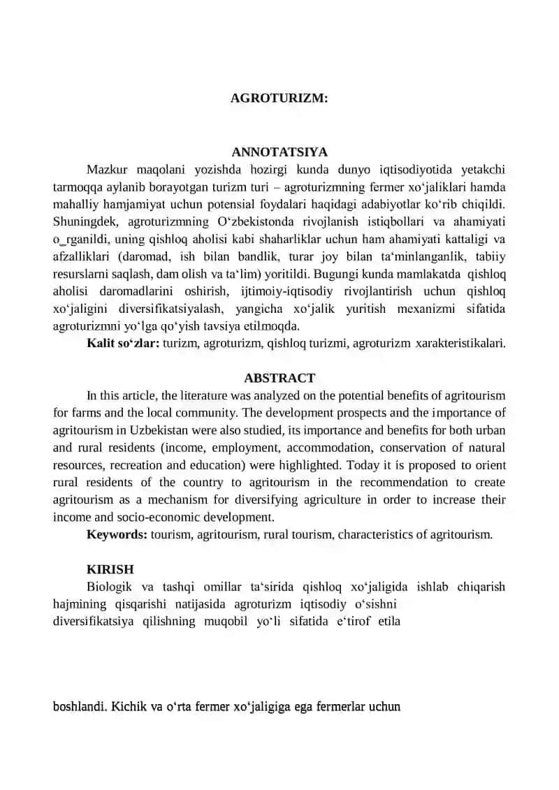 AGROTURIZM 1