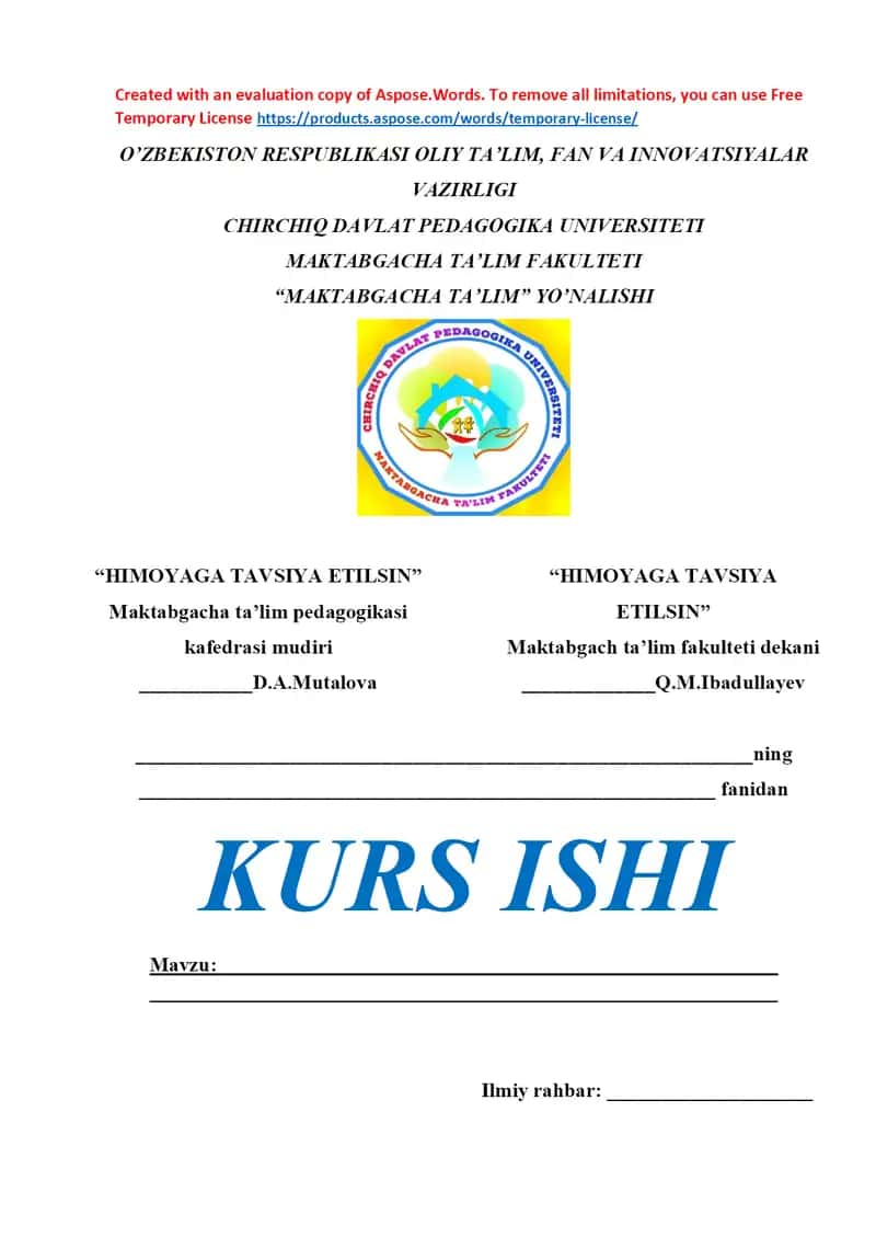 Maktabgacha ta'lim tashkilotlarida ota-onalar bilan ishlashning mazmuni va usullari 1