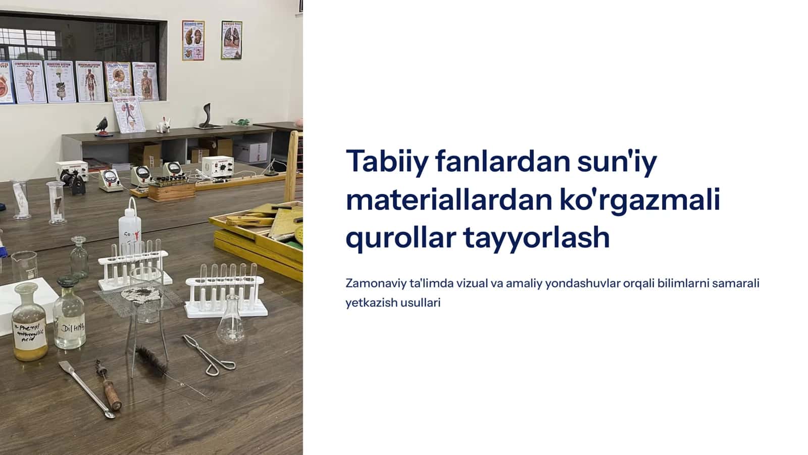 Sun'iy materiallardan ko'rgazmali qurollar tayyorlash 1