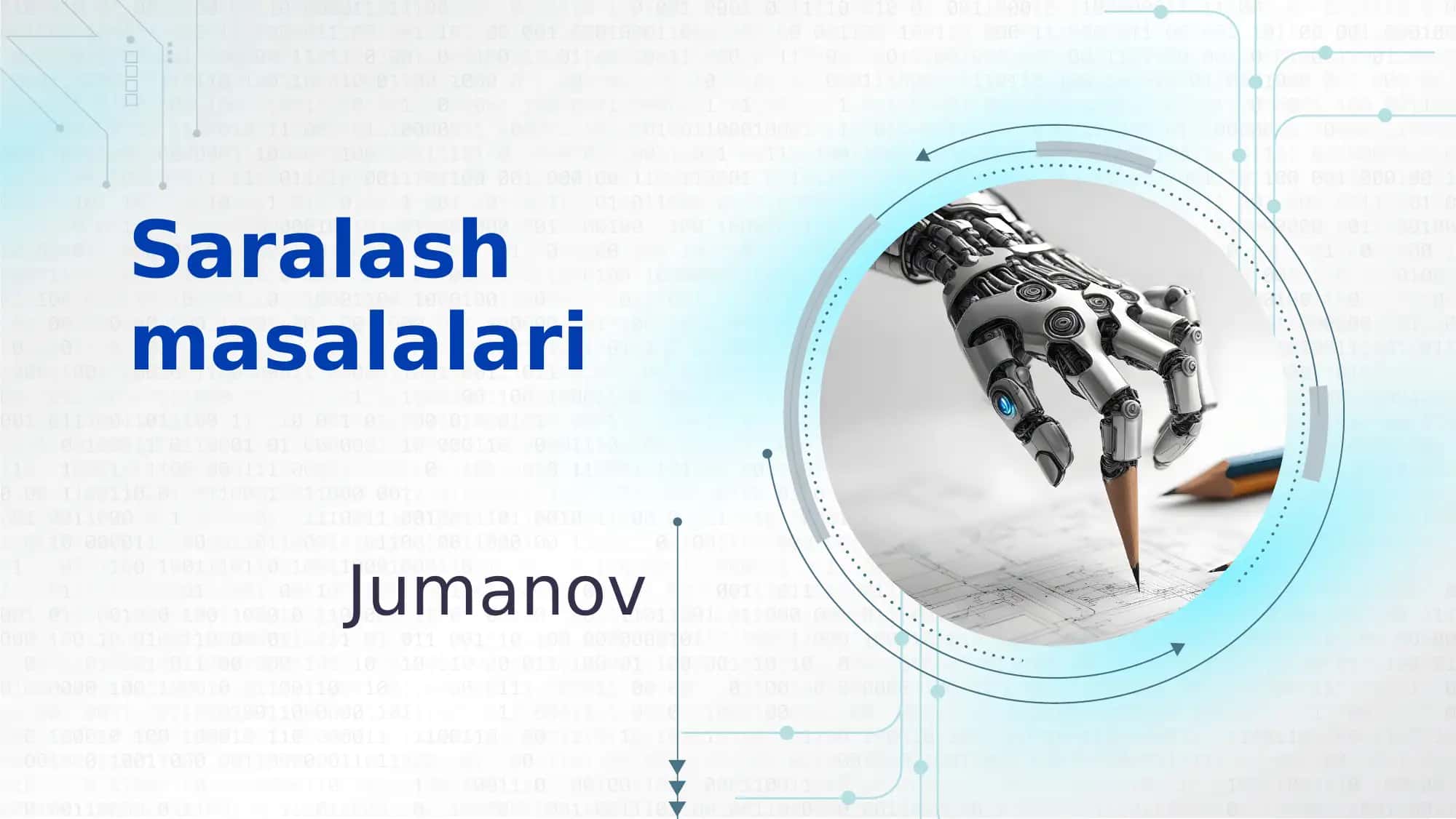 Saralash masalalari 1