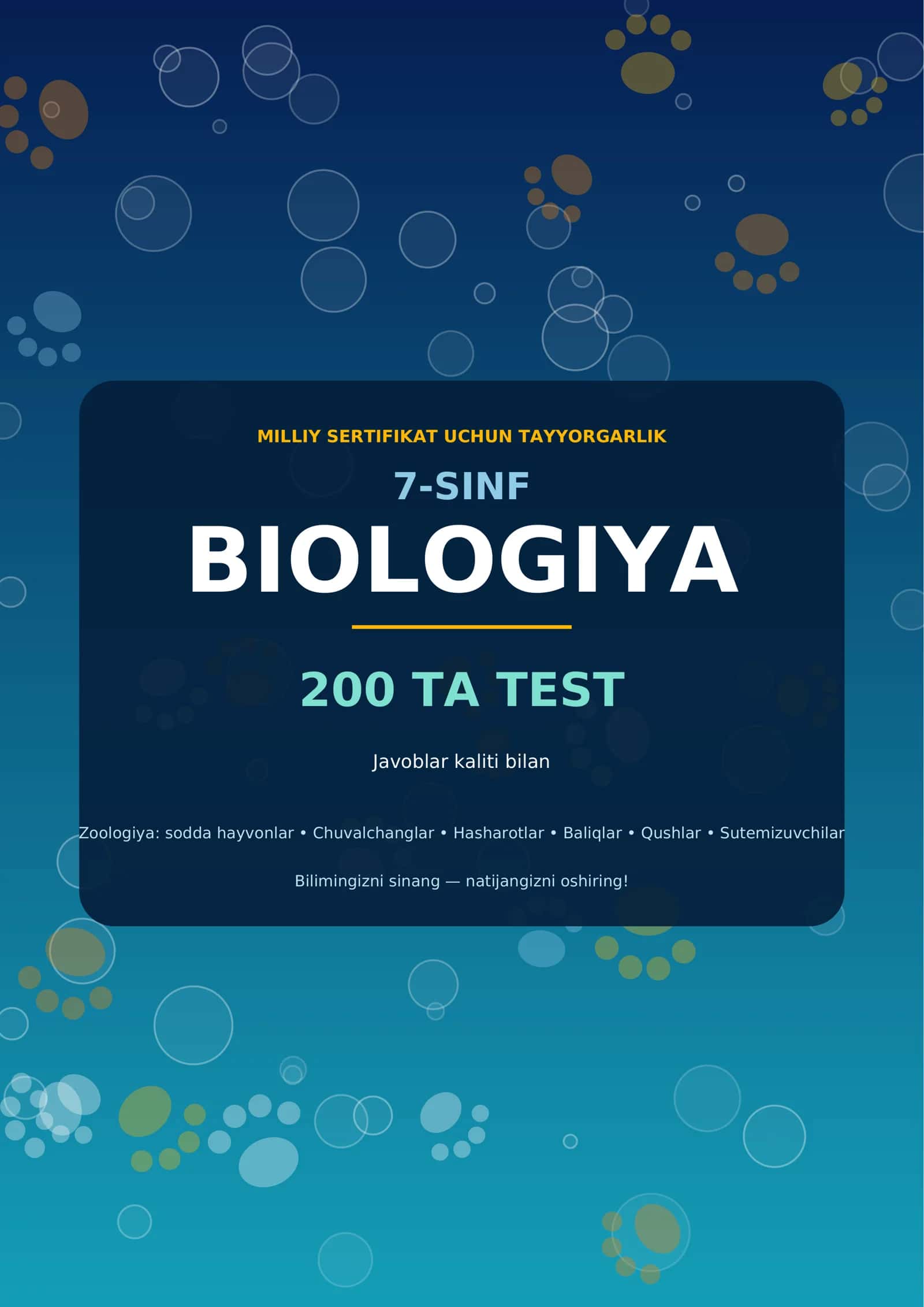 MILLIY SERTIFIKAT UCHUN TAYYORGARLIK 1