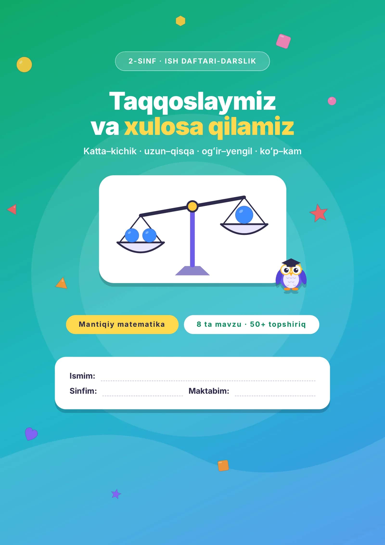 Mantiqiy matematika 2-sinf 4-dars 1