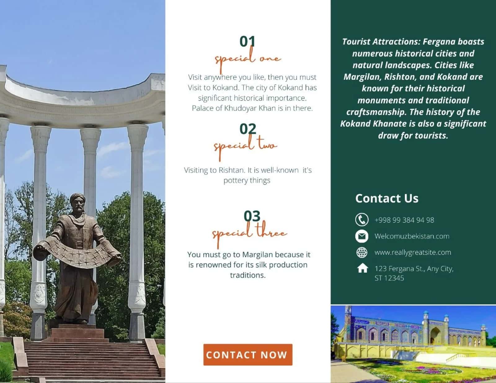 Leaflet about Fergana 1