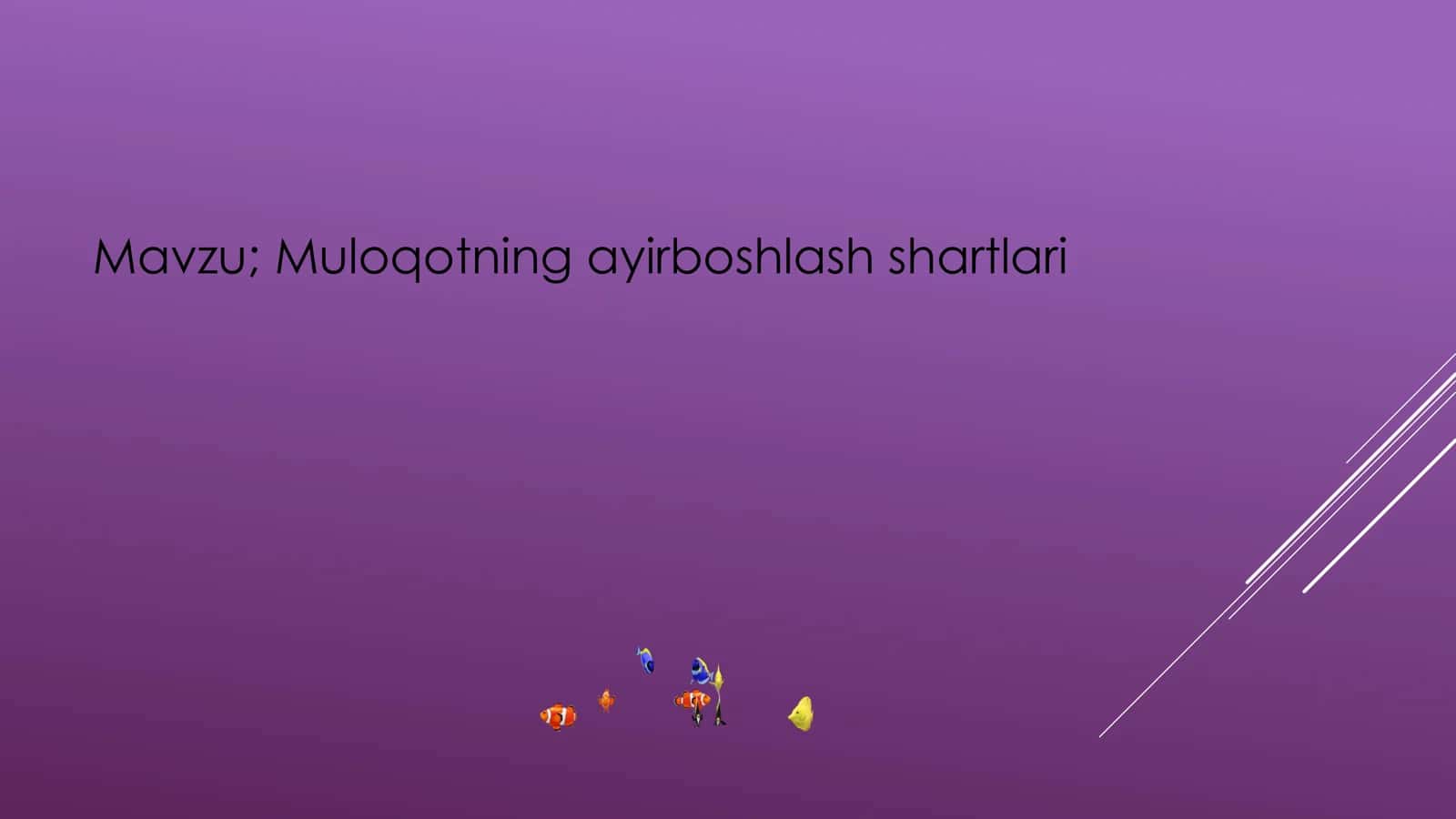 Muloqot ayirboshlash shartlari 1