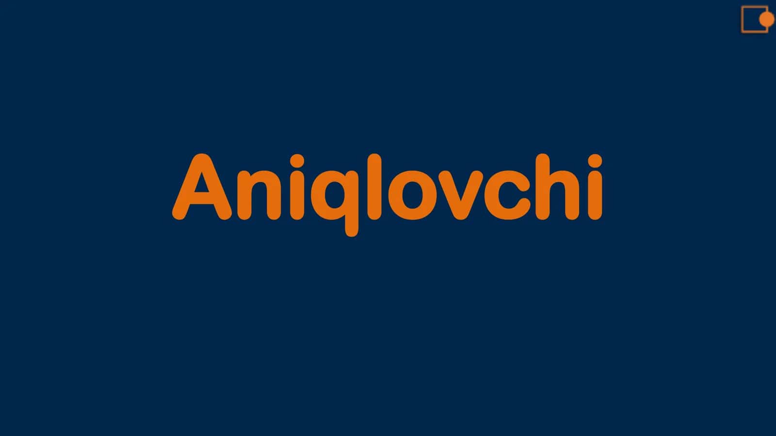 Aniqlovchi 1