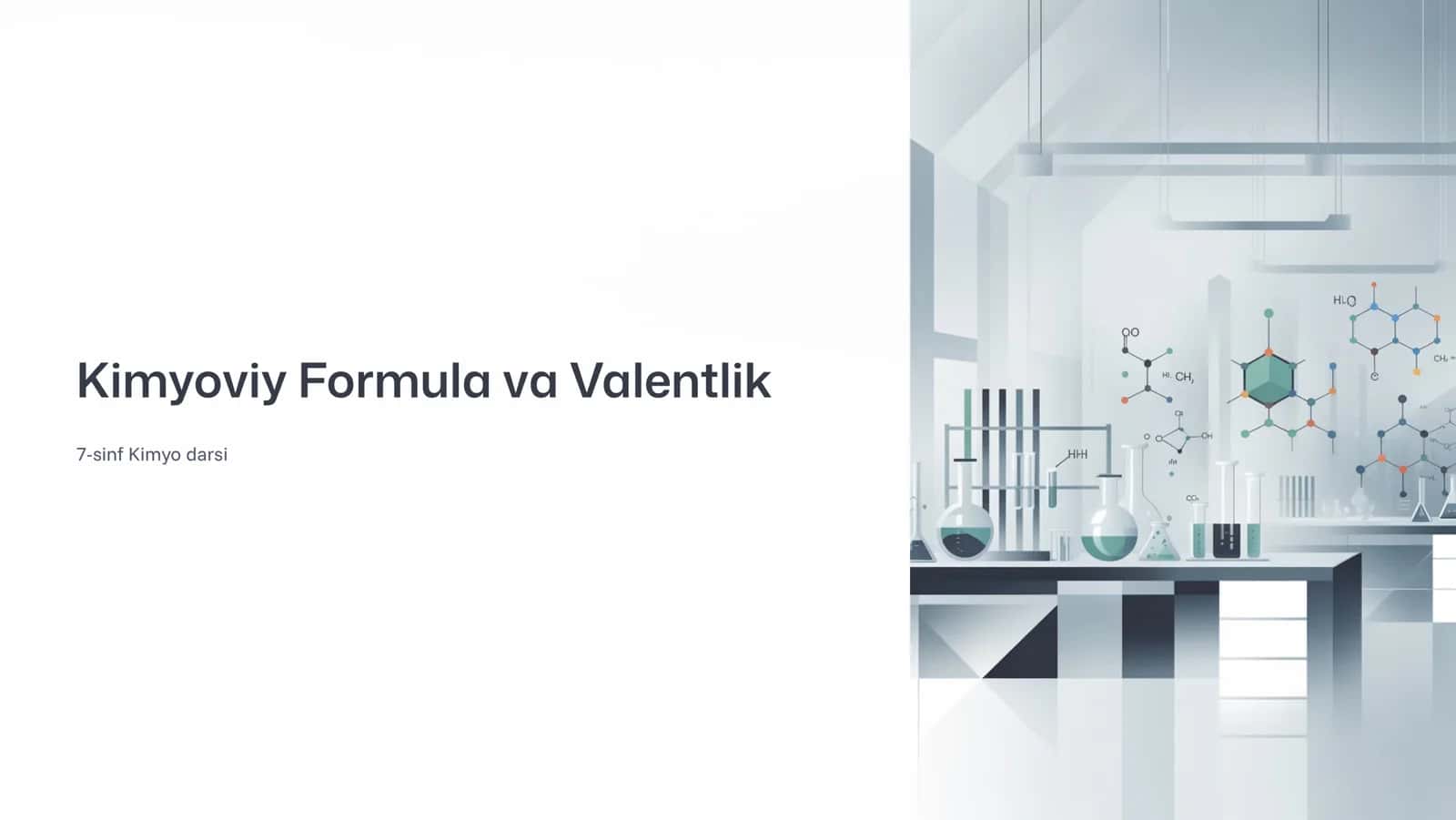 Kimyoviy Formula va Valentlik 1