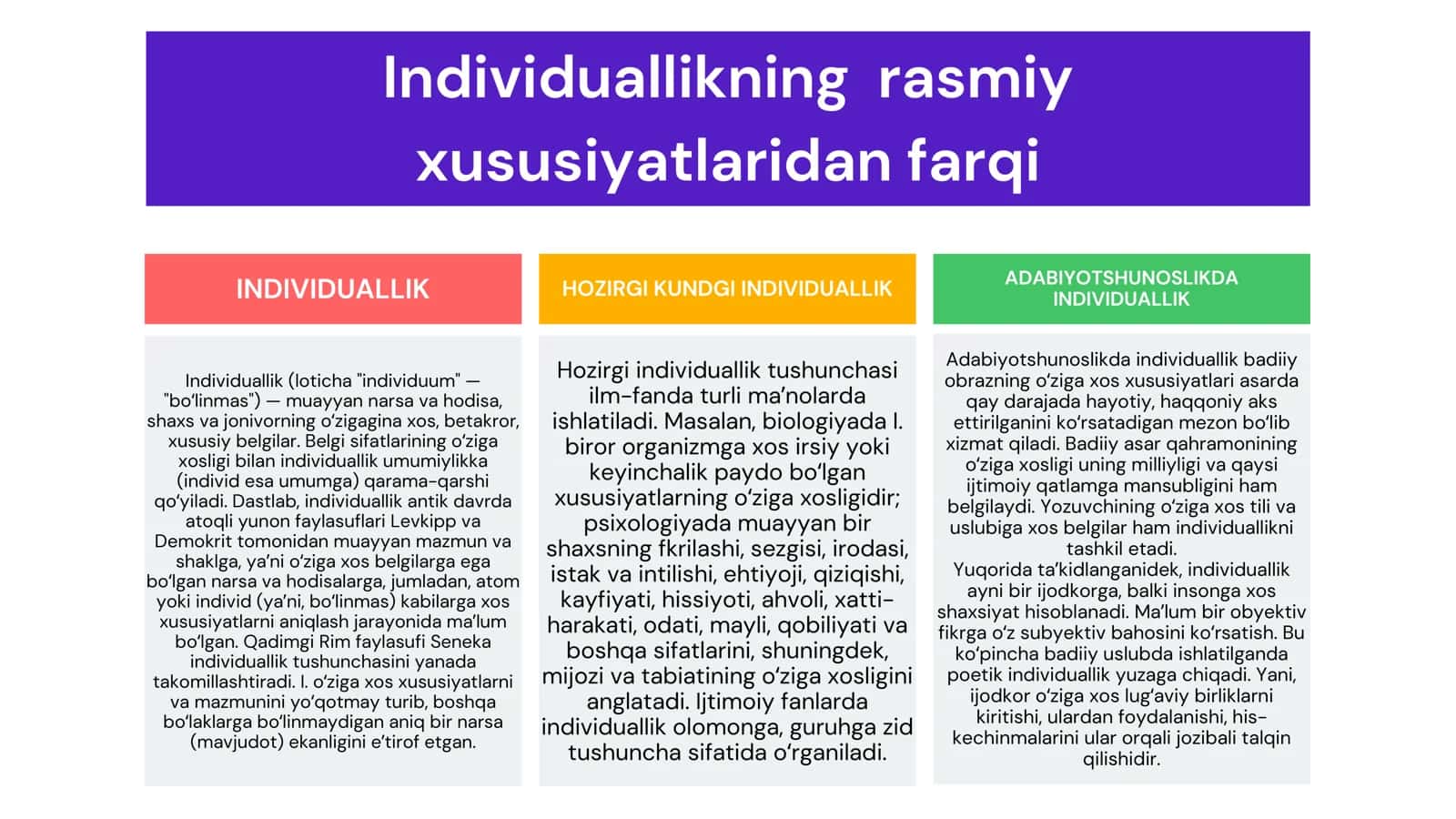 INDIVIDUALLIK 1
