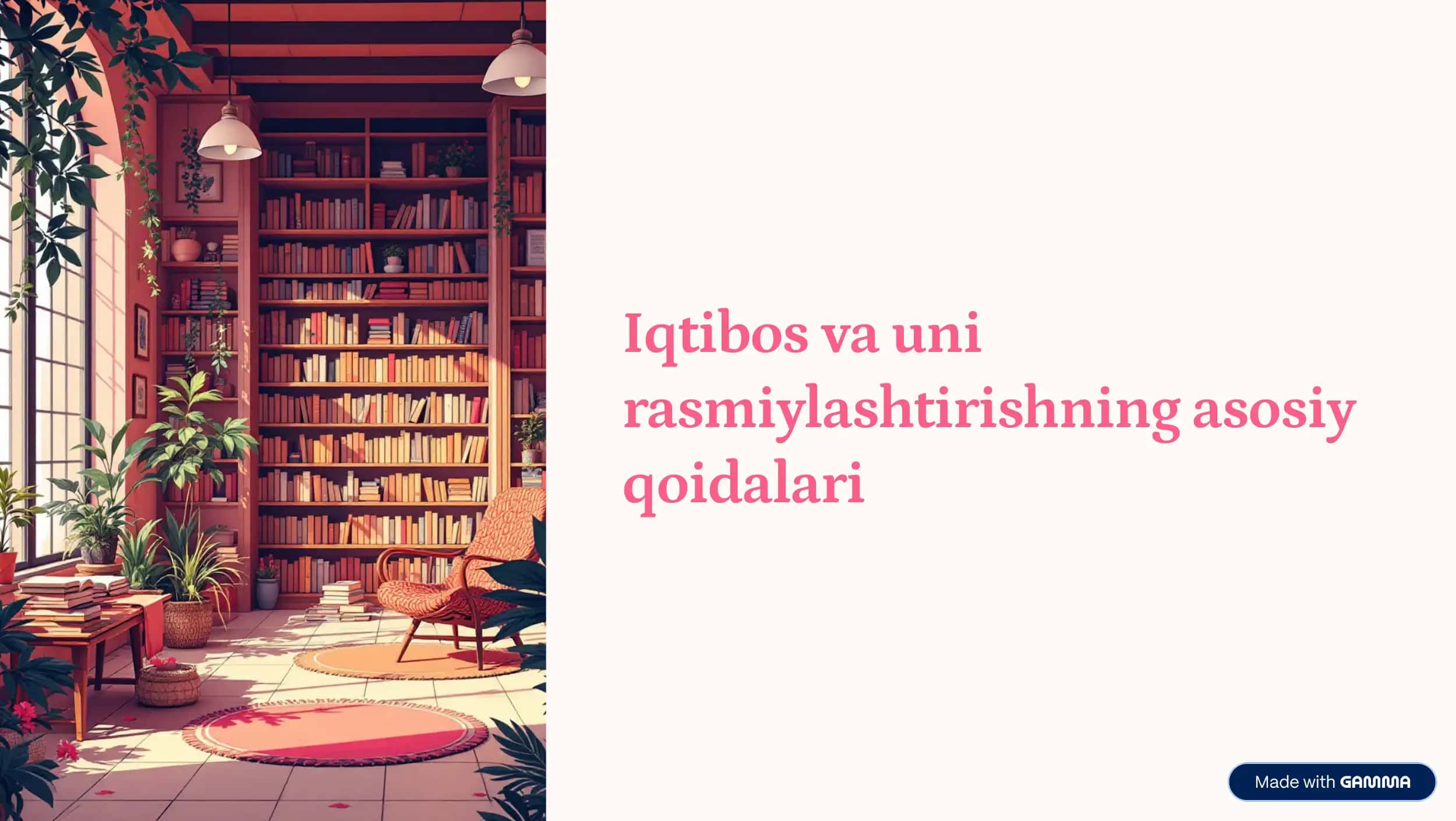 Iqtibos va uni rasmiylashtirishning asosiy qoidalari 1
