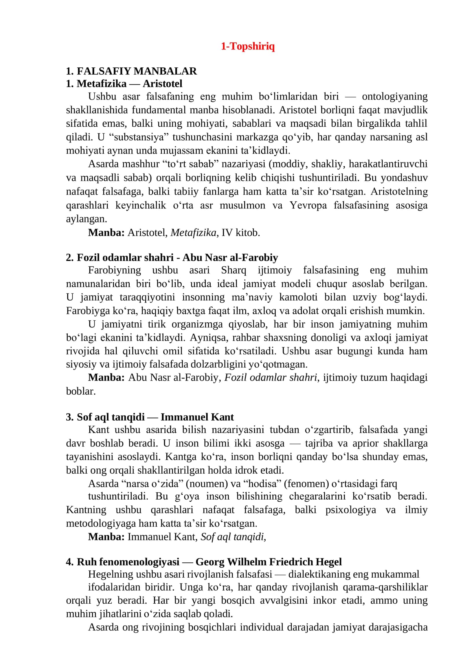 FALSAFIY MANBALAR 1
