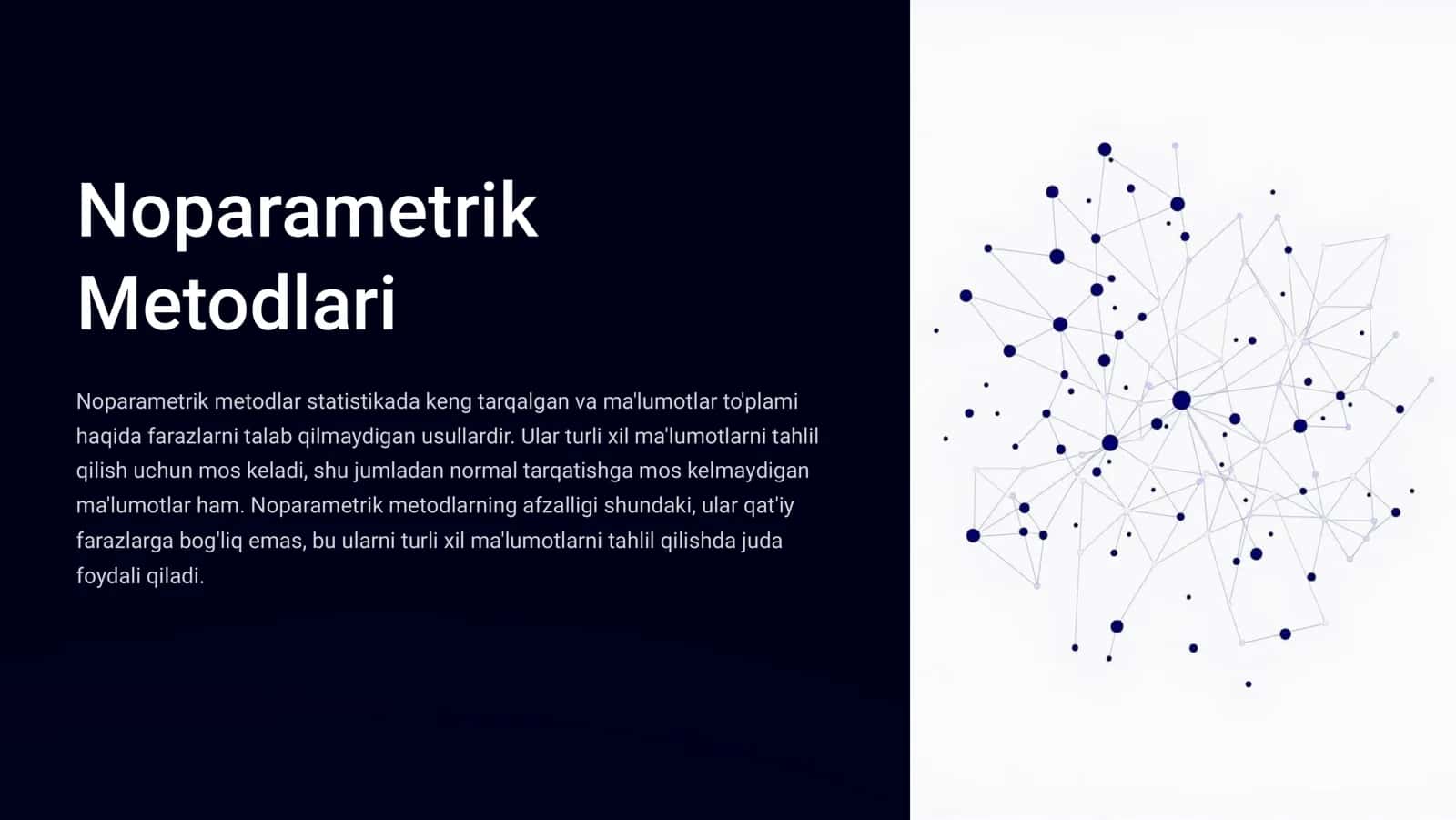 Noparametrik Metodlari 1