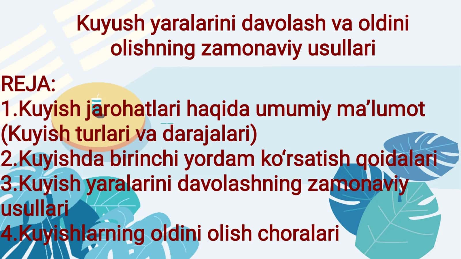 Kuyush yaralarini davolash va oldini olishning zamonaviy usullari 1