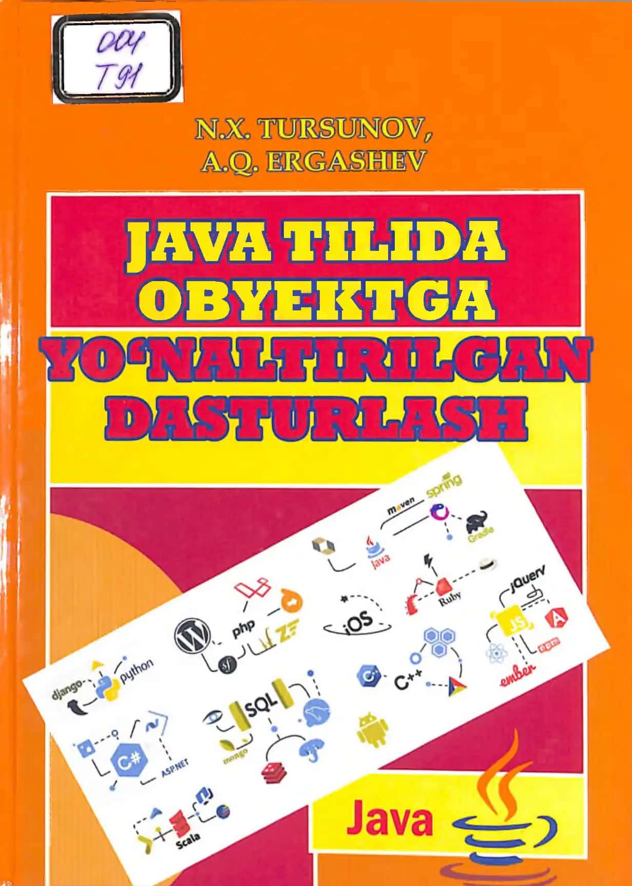 JAVA DASTURLASH TILINING TURLI SOHALARGA QO'LLANILISHI 1