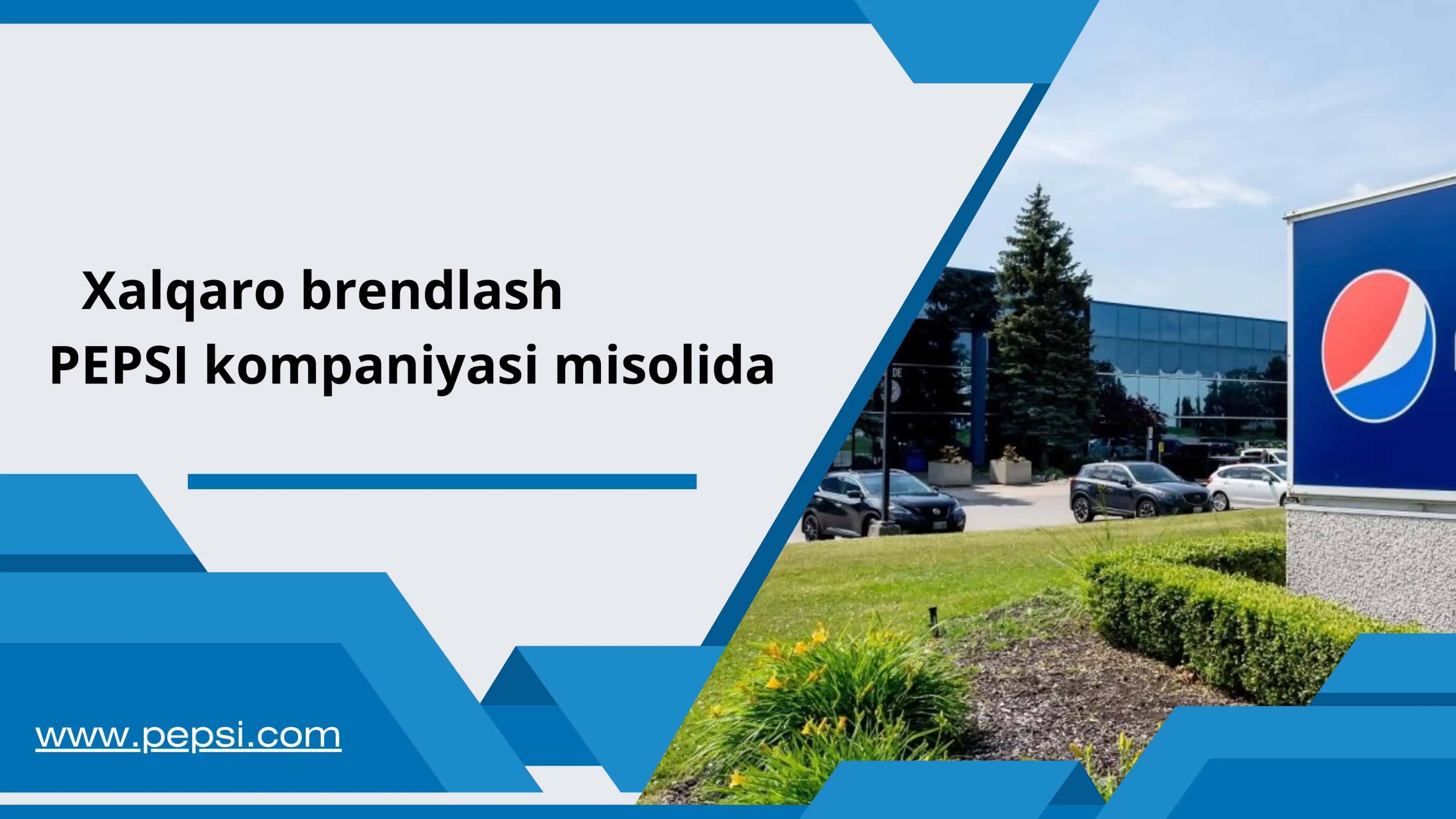 Xalqaro brendlash Pepsi kompaniyasi misolida 1