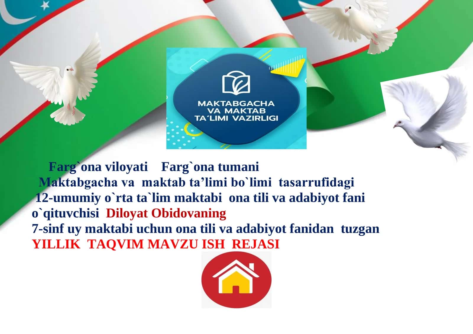 YILLIK TAQVIM MAVZU ISH REJASI 1