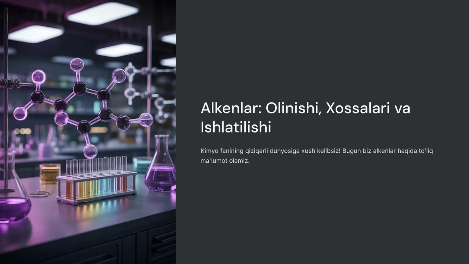 Alkenlar: Olinishi, Xossalari va Ishlatilishi 1