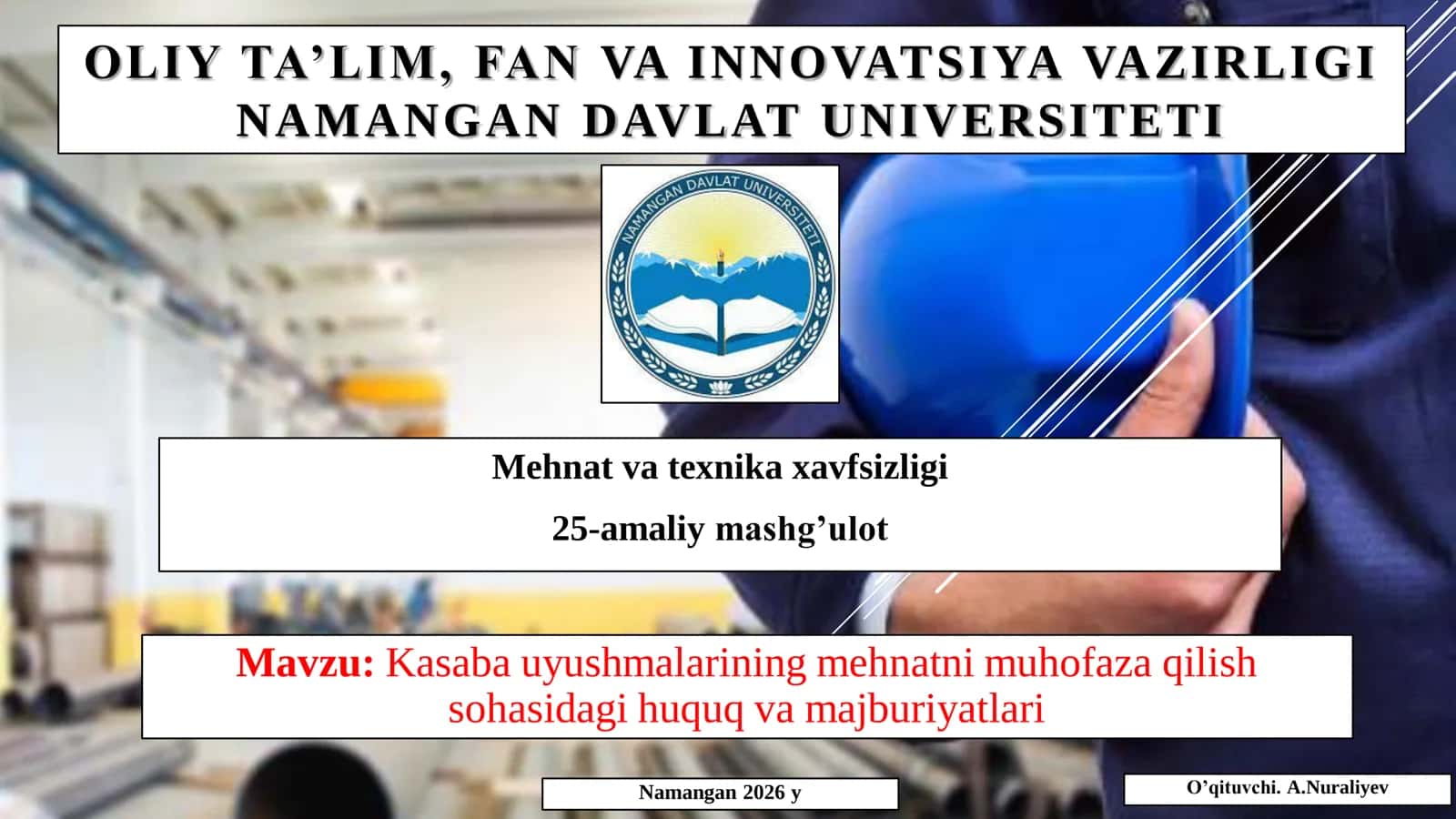 Kasaba Uyushmasi 1