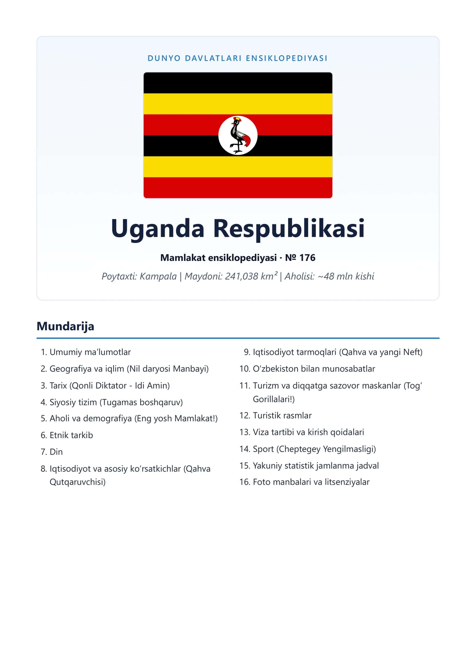 Mamlakat ensiklopediyasi · № 176 1