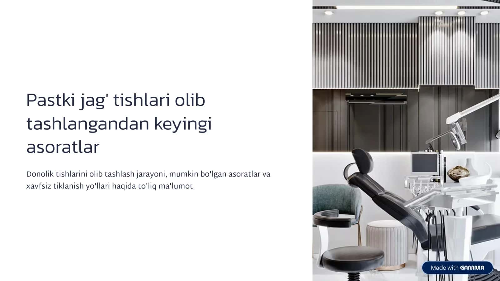 Pаstki jаg’ tishlаri оlingаndаn keyingi bo’lishi mumkin bo’lgаn аsоrаtlаr 1