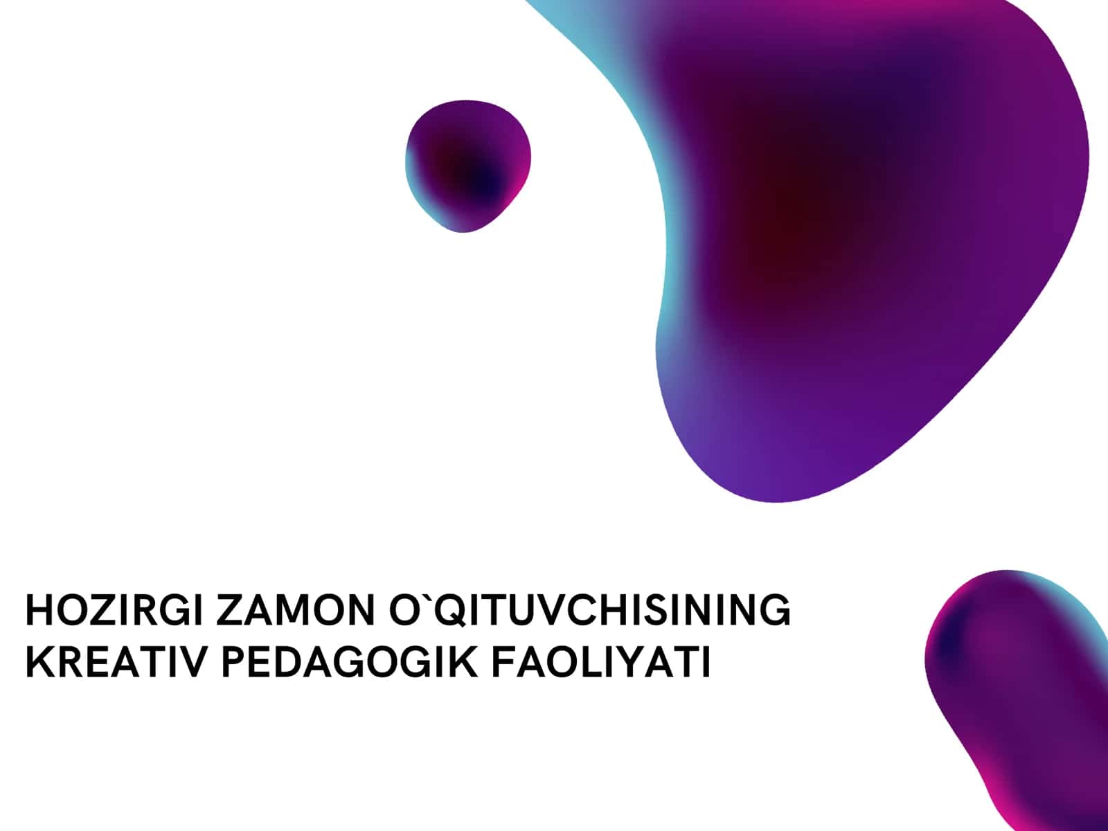 Kreativ Pedagogik Faoliyati 1