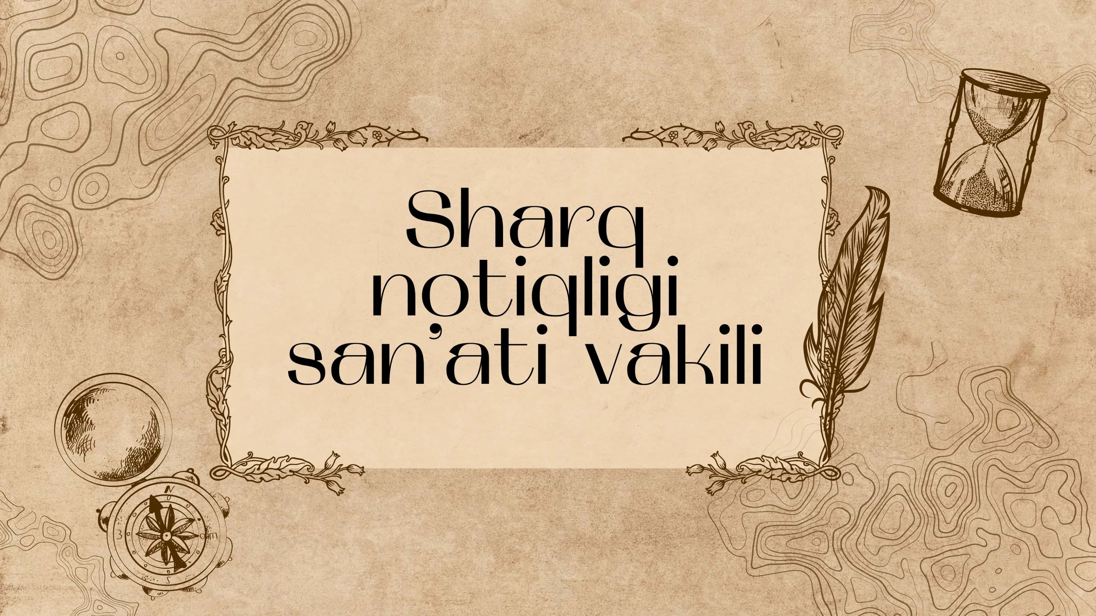 sharq notiqlik sanʼati vakillari 1