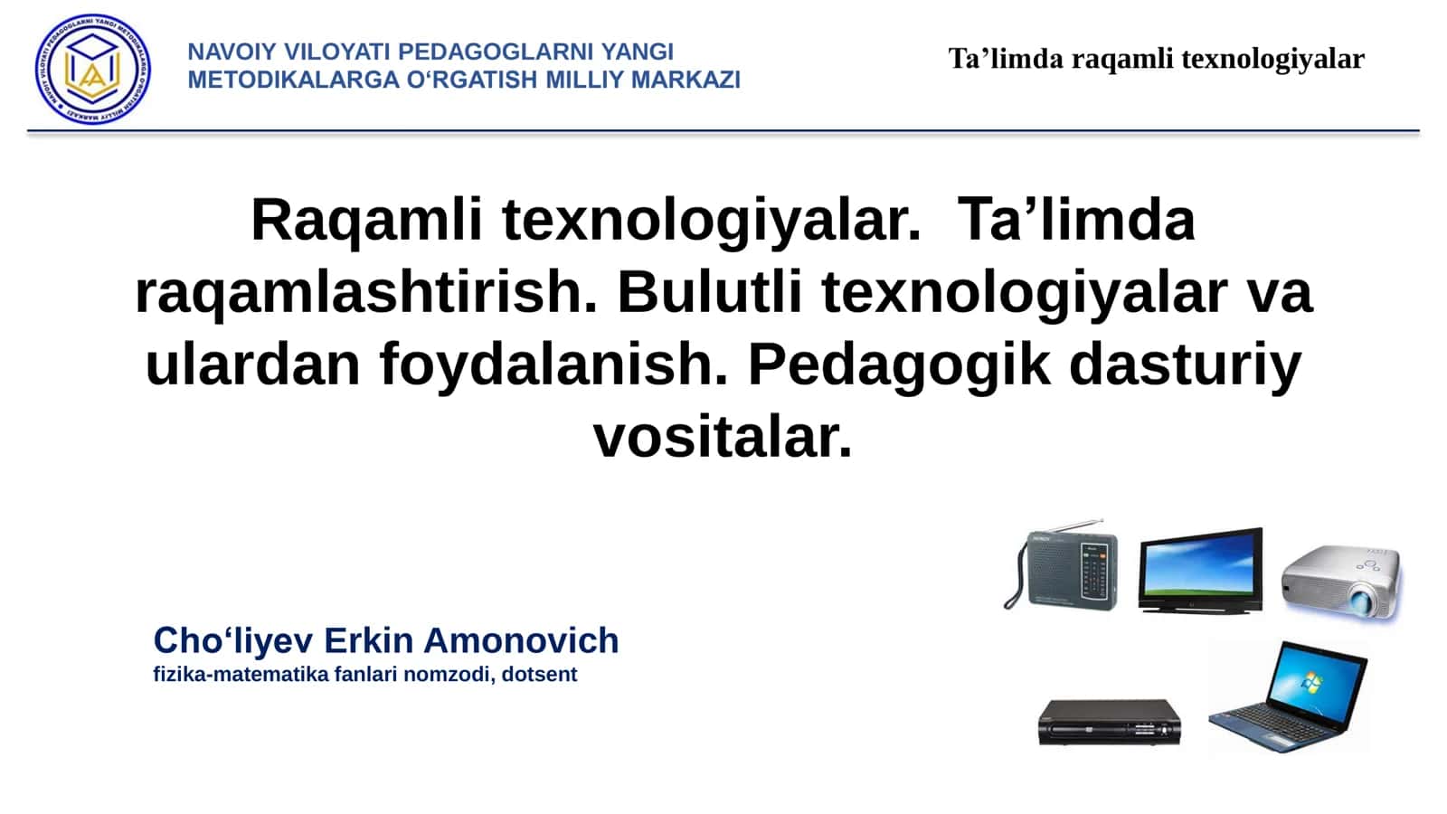 Raqamli texnologiyalar 1