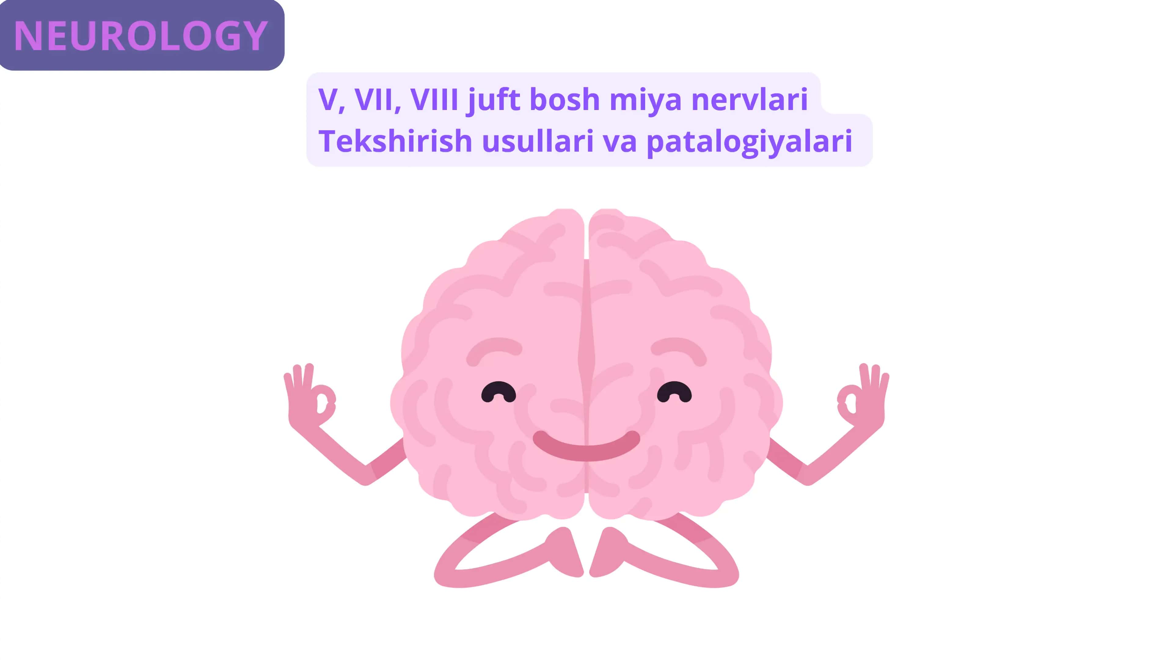 Bosh miya nervlari 1