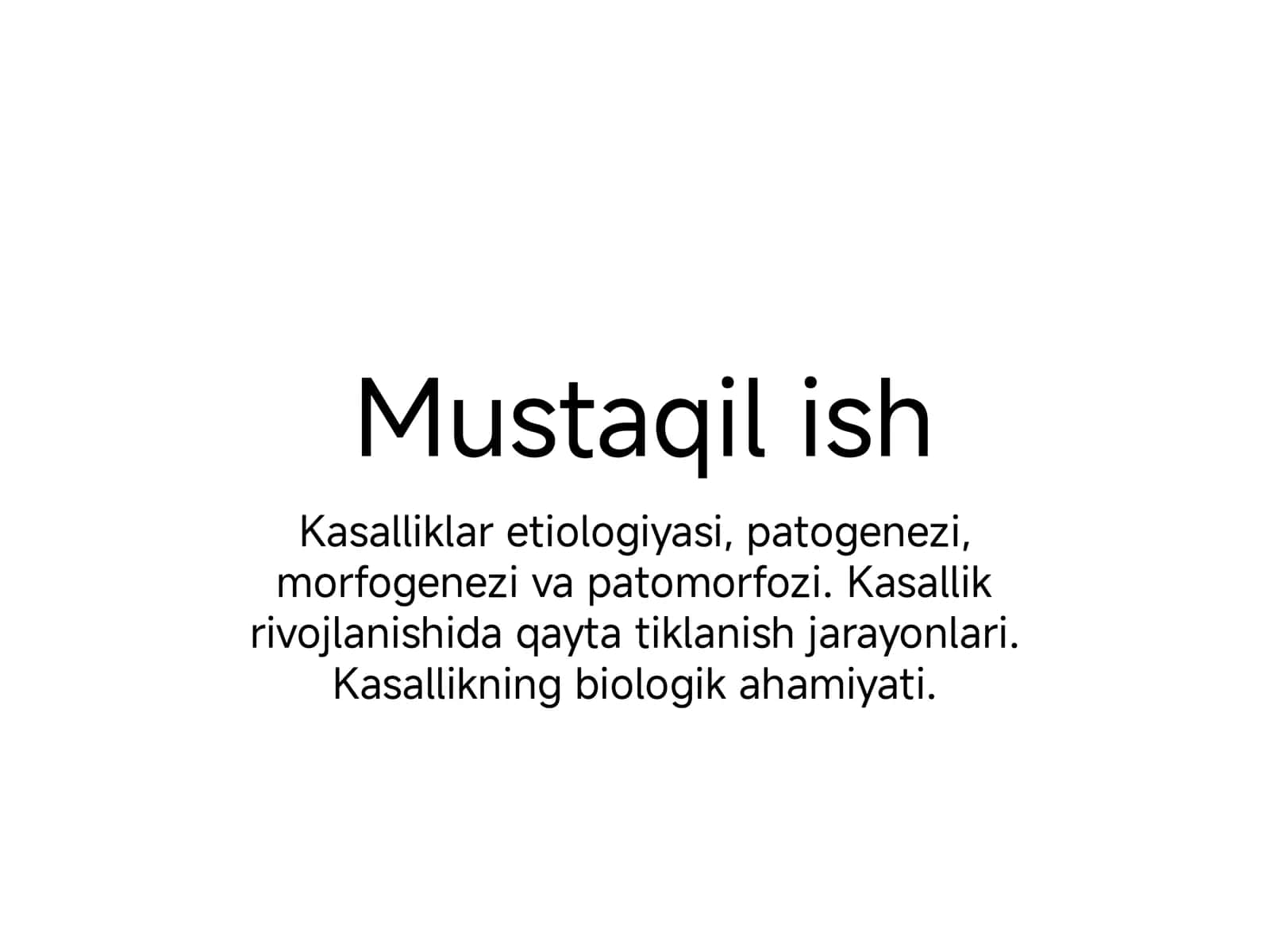 kasallik etiologiyasi patogenezi 1