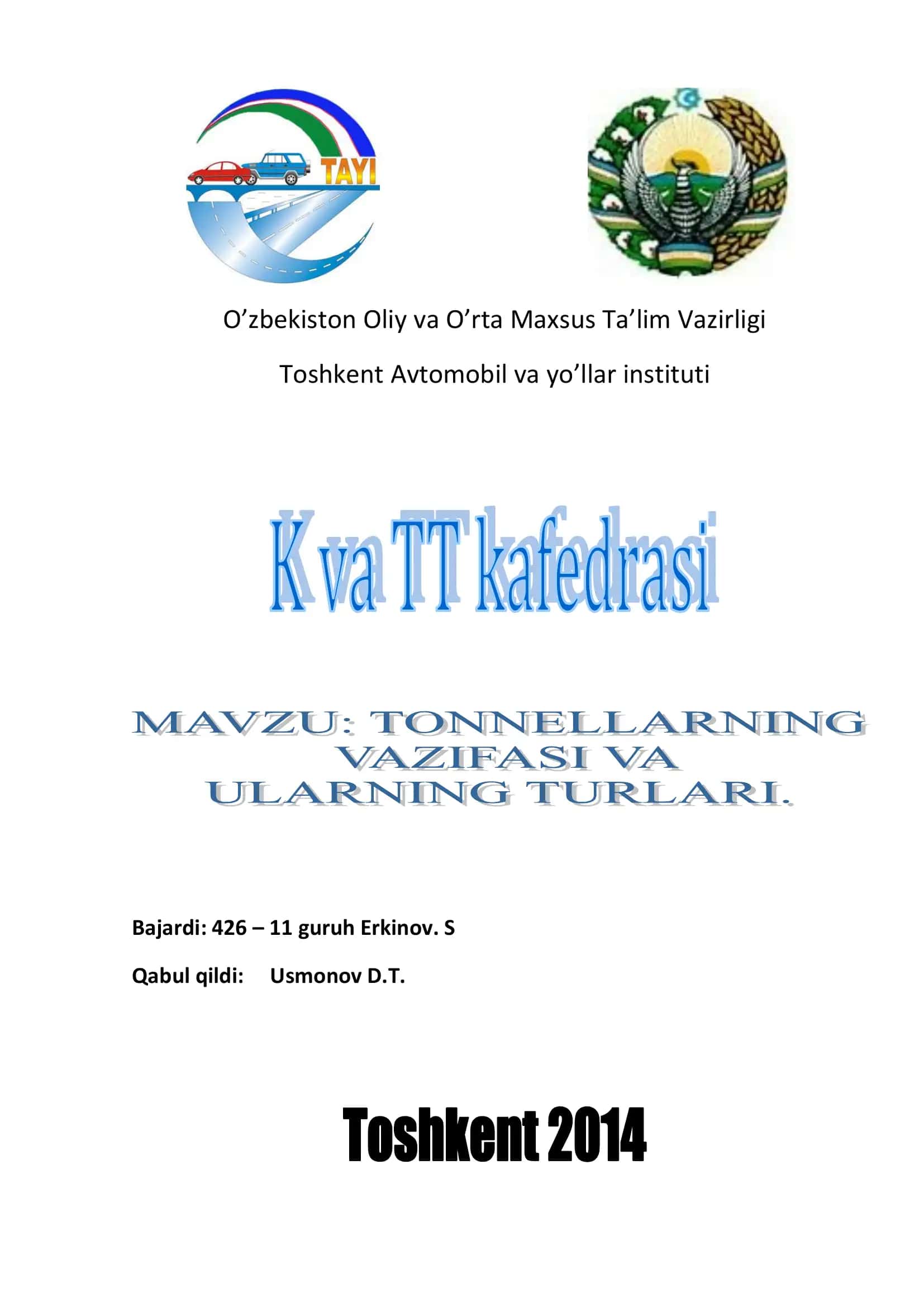 Tonnel Ta'rifi 1