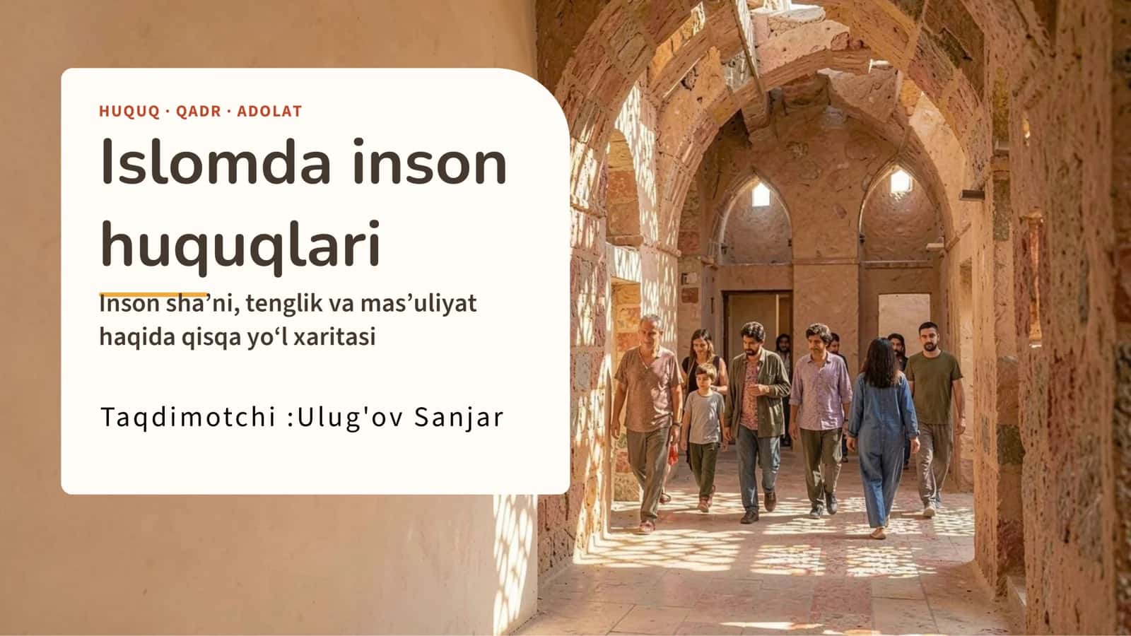 Inson huquqlari va Adolat 1