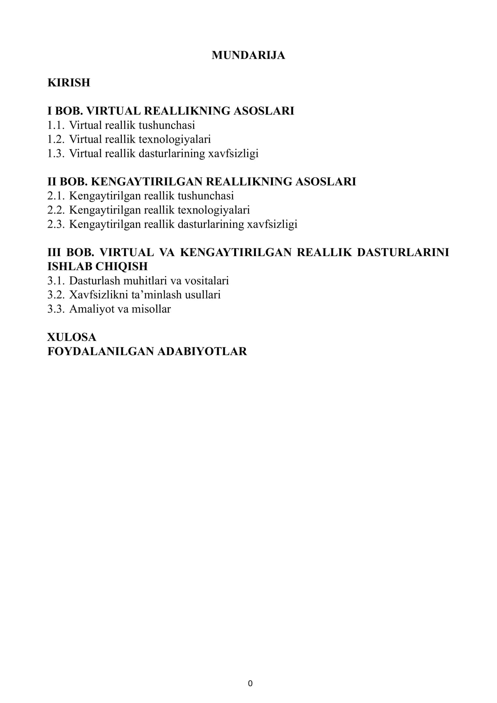 Kengaytirilgan Virtual Reallik Dasturlarini Ishlab Chiqish 1