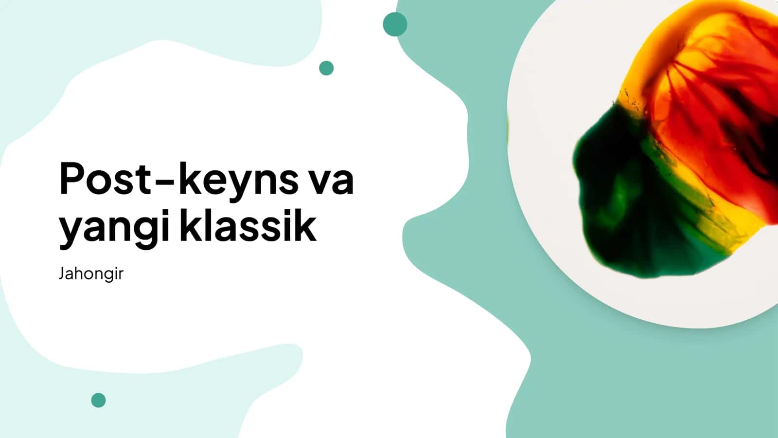 Klassik makroiqtisodiyot asoslari 1