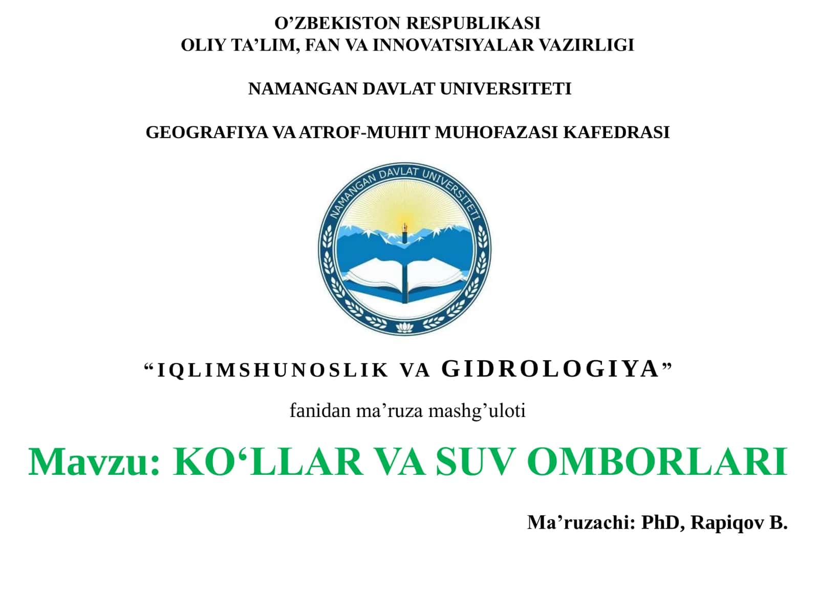 KO„LLAR VA SUV OMBORLARI 1